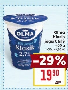 Bílý jogurt Klasik Olma