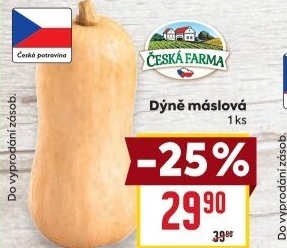 Dýně máslová Česká farma