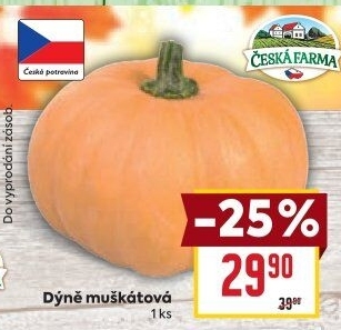 Dýně muškátová Česká farma