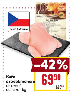 Kuře s rodokmenem Vodňanské kuře