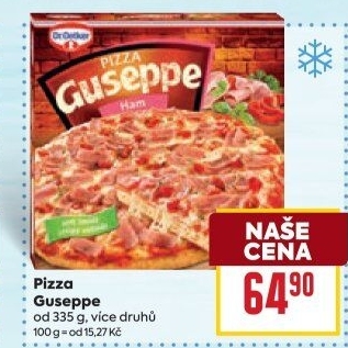 Pizza mražená Guseppe Dr. Oetker