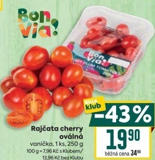 Rajčata cherry Billa Bonvia