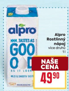 Rostlinné nápoje Alpro