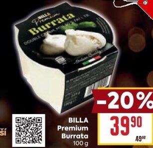 Sýr Burratta Billa Premium