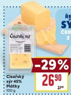 Sýr Císařský 45%