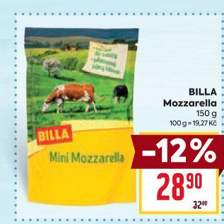 Sýr Mozzarella Billa
