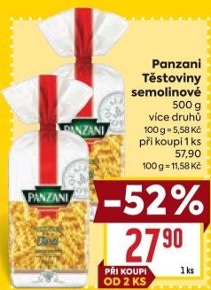 Těstoviny Panzani