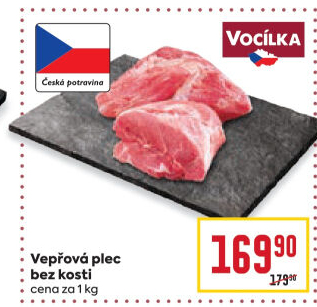 Vepřová plec bez kosti Vocílka