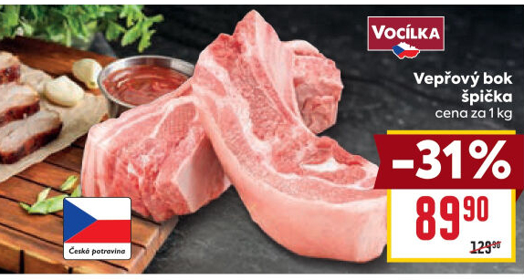 Vepřový bok špička Vocílka