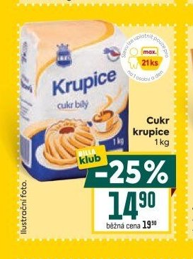 Cukr krupice 1 kg