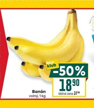 Banán volný, 1 kg