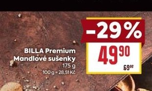 BILLA Premium Mandlové sušenky