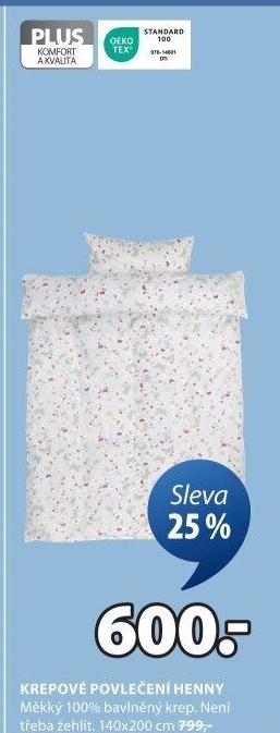 Krepové povlečení