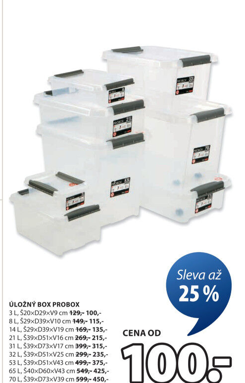 Úložný box s víkem