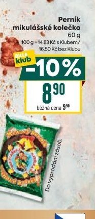 Perník mikulášské kolečko 60 g