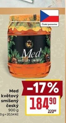Med květový smíšený český 900 g
