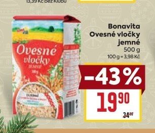 Bonavita Ovesné vločky jemné 500 g