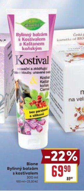 Bione Bylinný balzám s kostivalem