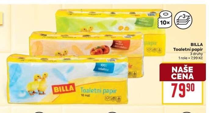 BILLA Toaletní papír