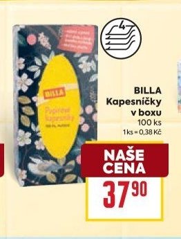 BILLA Kapesníčky v boxu