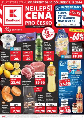 akční leták Kaufland 30.10.2024-5.11.2024