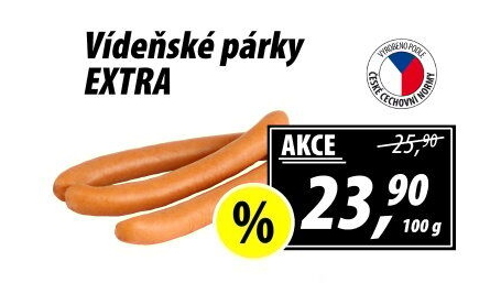 Párky vídeňské extra