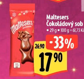 Čokoládová figurka Maltesers