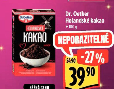 Kakao holandské Dr. Oetker