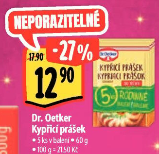 Kypřicí prášek Dr. Oetker