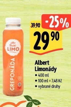 Limonáda Pure Albert