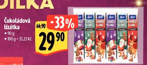 Lízátko čokoládové Schoko Lolly Heinerle