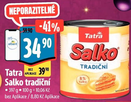 Mléko kondenzované Salko Tatra