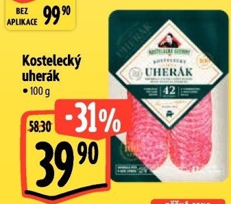 Salám Uherák kostelecký Kostelecké uzeniny