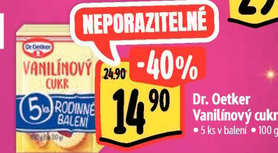 Vanilínový cukr Dr. Oetker