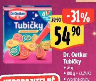 Zdobicí tubičky Dr. Oetker