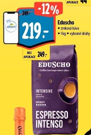 Zrnkové kávy Eduscho