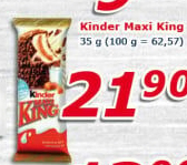 Dezert Maxi King Kinder