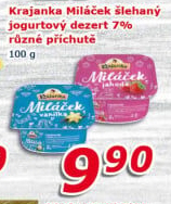 Jogurtový dezert Miláček Krajanka