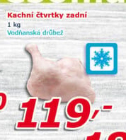 Kachní čtvrtky mražené Vodňanské kuře