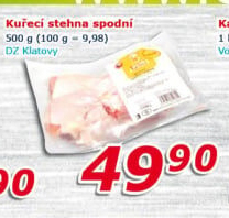 Kuřecí stehna DZ Klatovy