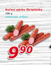 Párky kuřecí striptýzky Vodňanské kuře