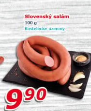Salám slovenský točený Kostelecké uzeniny