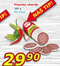 Salám Uherák písecký Maso uzeniny Písek