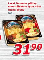 Sýr Ementálského typu Lacki Dammer