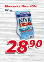 Sýr Niva Jihočeská 45% Madeta