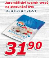 Tvaroh na strouhání Jaroměřický