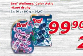 WC blok tuhý Color Aktiv Bref