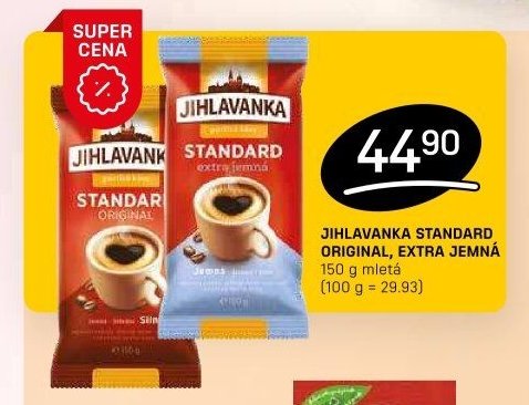 JIHLAVANKA STANDARD ORIGINAL, EXTRA JEMNÁ