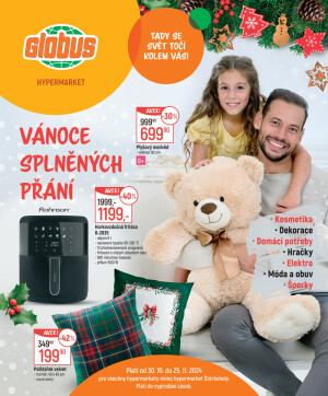 akční leták Globus 30.10.2024-25.11.2024
