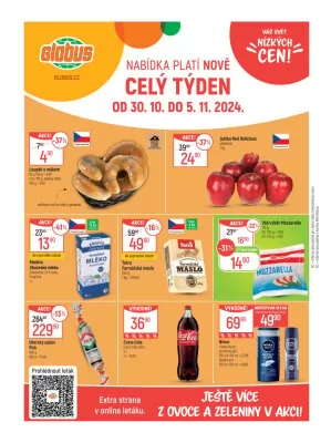 akční leták Globus 30.10.2024-5.11.2024